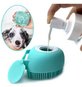 Silicone Pet Bath Massage Gloves – Soft Grooming Brush for Dogs & Cats.