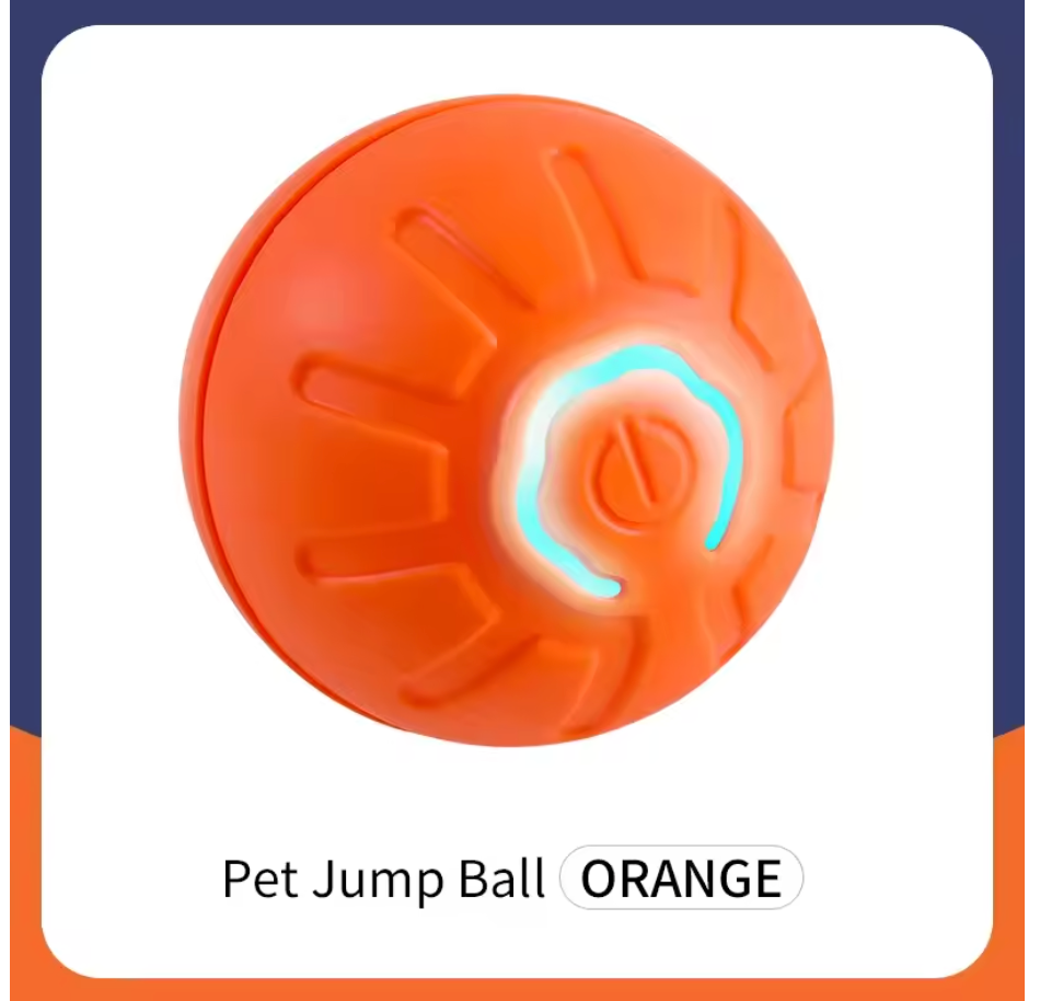 Smart Interactive Dog Ball Toy – USB Automatic Moving & Bouncing.