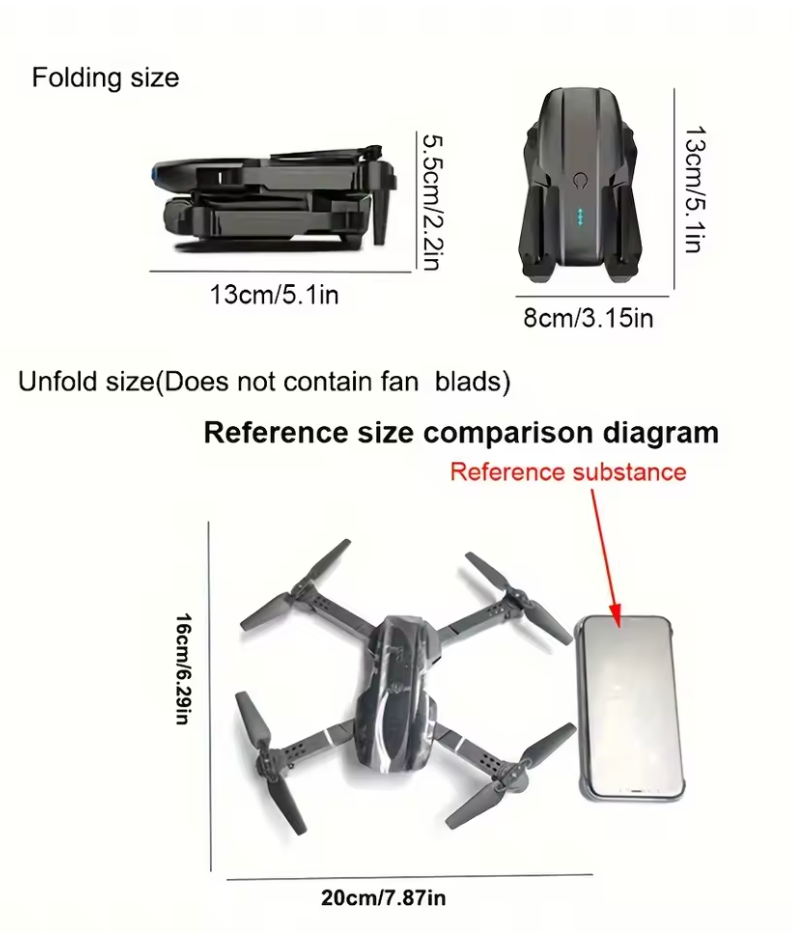 E99 PRO Drone with Flash Professional HD Dual Camera WIFI Obstacle Avoidance RC Helicopters Aerial Photography Quadcopter