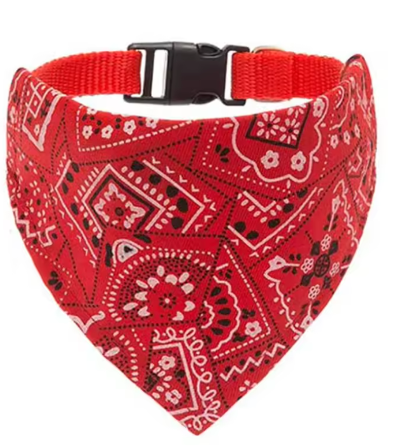 Dog Collar Bandana Scarf Collar Adjustable Dog Bandanas Collar Puppy Cat Neckerchief Pet Accessories for Small Medium Large Dogs