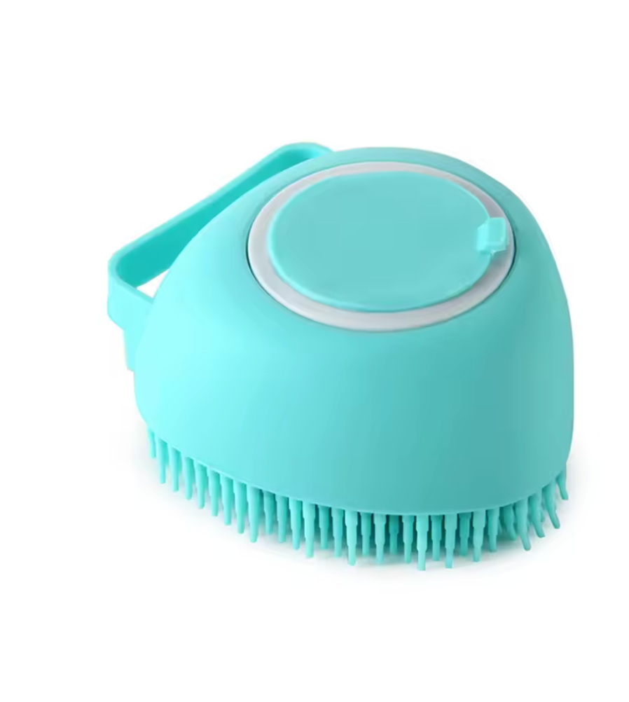 Silicone Pet Bath Massage Gloves – Soft Grooming Brush for Dogs & Cats.