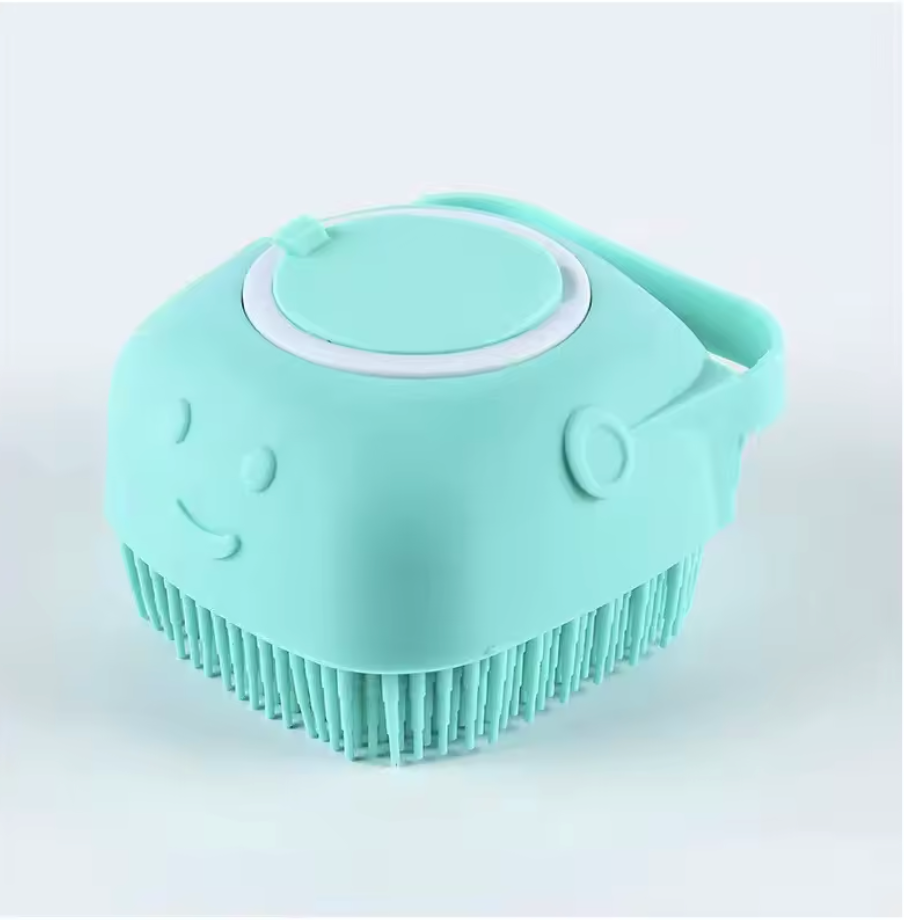 Silicone Pet Bath Massage Gloves – Soft Grooming Brush for Dogs & Cats.