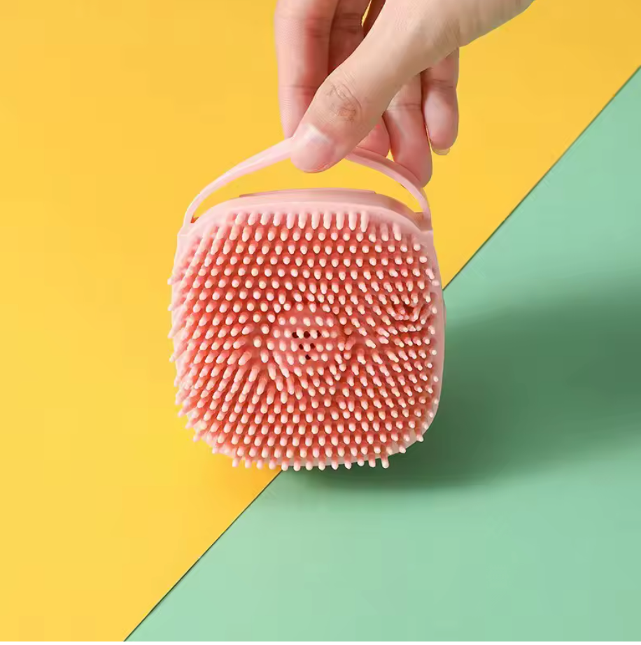 Silicone Pet Bath Massage Gloves – Soft Grooming Brush for Dogs & Cats.
