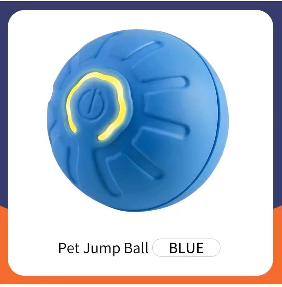 Smart Interactive Dog Ball Toy – USB Automatic Moving & Bouncing.