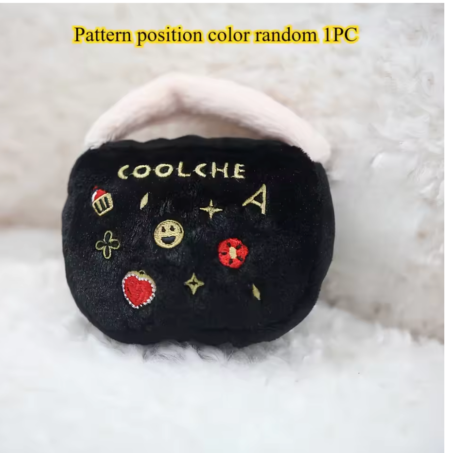 Luxury Plush Bone Squeaky Dog Toy – Interactive Cat & Dog Companion Toy with Embroidered Design