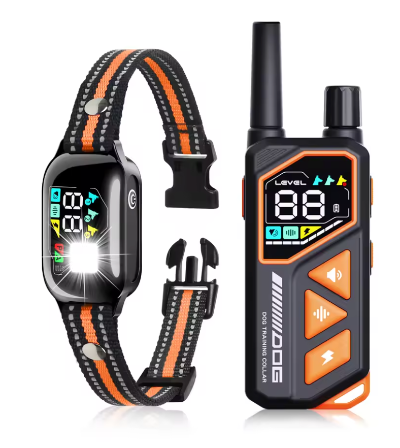 2026 AI Electric Dog Training Collar – 3300ft Range, 2-in-1 Auto, IPX7 Waterproof for 10–120 lbs Dogs