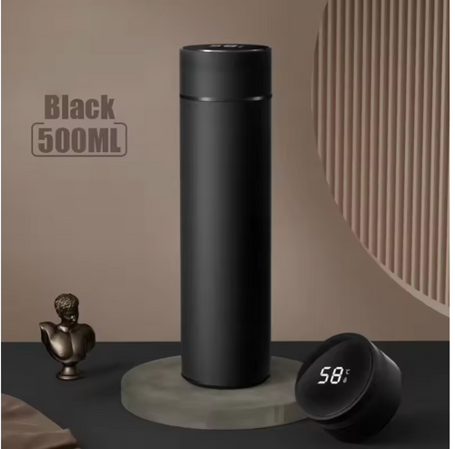 500ml Temperature Display Thermos Cup – Stainless Steel Vacuum Insulated Bottle, Father's Day Gift