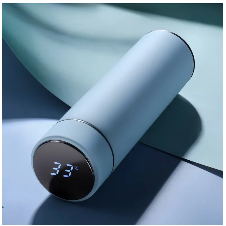 500ml Temperature Display Thermos Cup – Stainless Steel Vacuum Insulated Bottle, Father's Day Gift