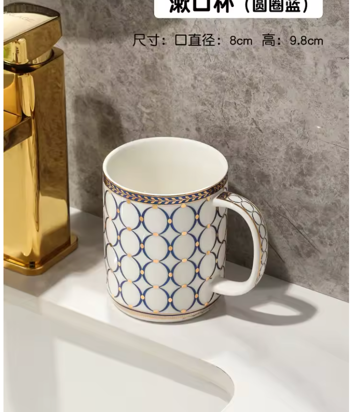 Luxury Irregular Stripe Ceramic Soap Dish with Drainage – Modern Bathroom Organizer